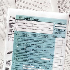 Image showing Tax forms