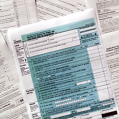 Image showing Tax forms