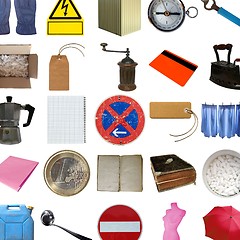 Image showing Many objects isolated