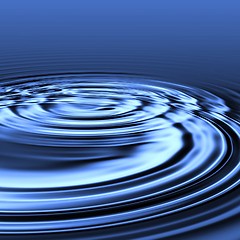 Image showing Water circles