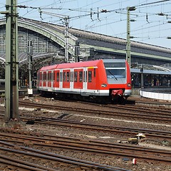 Image showing Trains in station