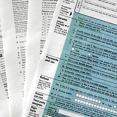 Image showing Tax forms