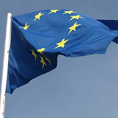 Image showing Flag of Europe