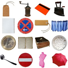 Image showing Many objects isolated