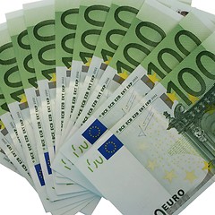 Image showing Euro notes