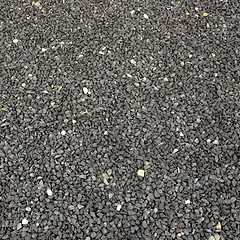 Image showing Black gravel