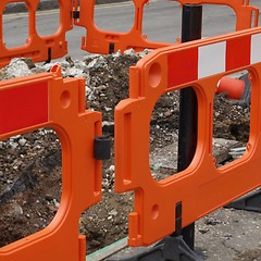 Image showing Street barrier