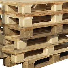 Image showing Pallets isolated