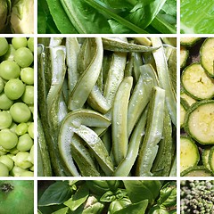 Image showing Vegetables collage