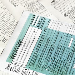 Image showing Tax forms