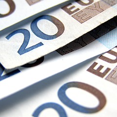 Image showing Euro notes