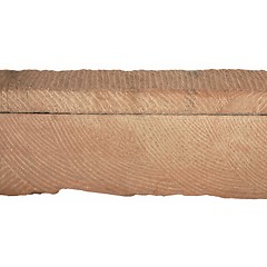 Image showing Roman sarcophagus isolated