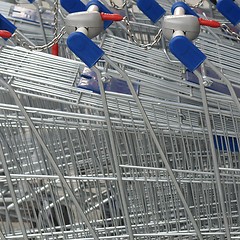 Image showing Shopping carts