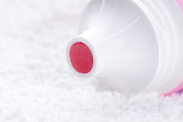 Image showing toothbrush and strawberry tooth paste