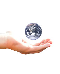 Image showing Earth in my hand