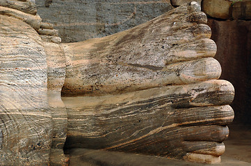 Image showing Buddha's Feet