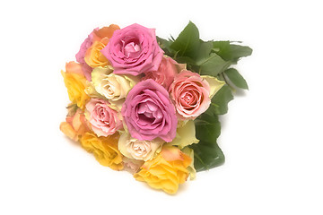 Image showing Pastel roses