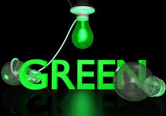 Image showing Go Green Light Bulbs