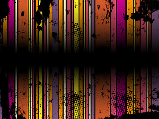 Image showing Abstract Grunge Stripe Background