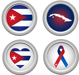 Image showing Cuba Buttons