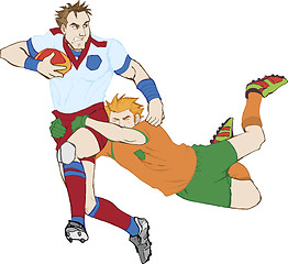 Image showing Rugby Players