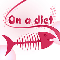Image showing Fish bones diet