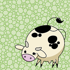 Image showing Cute vector Cow