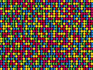 Image showing Seamless Abstract Colorful Dots Background