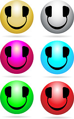Image showing Smiley DJ Neon