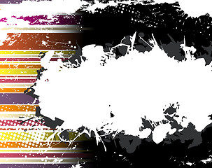 Image showing Abstract Grunge Stripe Background