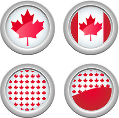 Image showing Canada Buttons