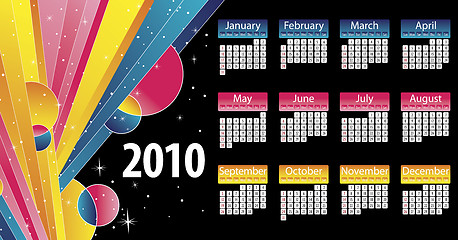 Image showing Calendar 2010