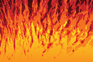 Image showing Flames Background