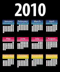 Image showing Calendar 2010