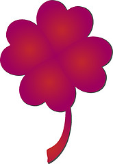 Image showing Clover Hearts