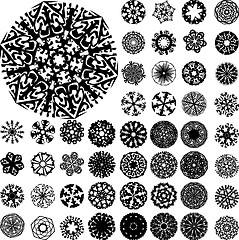 Image showing Set of 49 ornaments