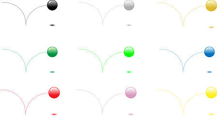 Image showing Bouncing Balls