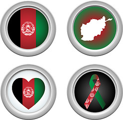 Image showing Buttons Afeghanistan