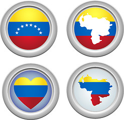 Image showing Venezuela Buttons