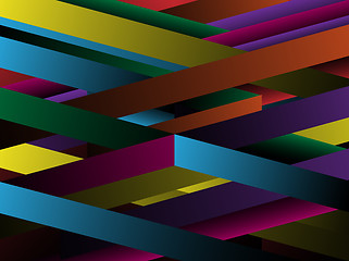 Image showing Geometric abstract background