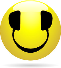 Image showing Smiley DJ