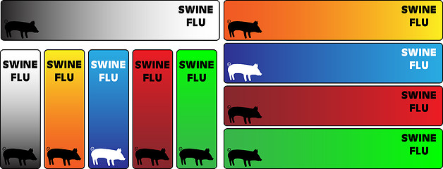 Image showing Swine Flu Banners