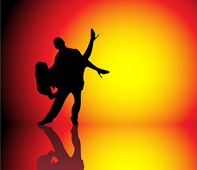 Image showing Couple Dancing