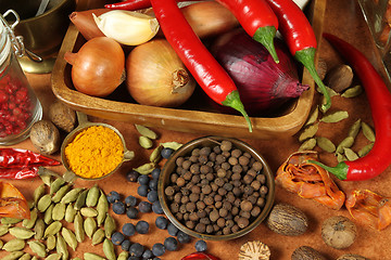 Image showing Colorful food