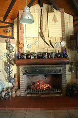 Image showing Nice Fireplace