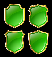 Image showing shield design set