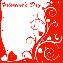 Image showing valentine design card