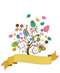 Image showing easter tree