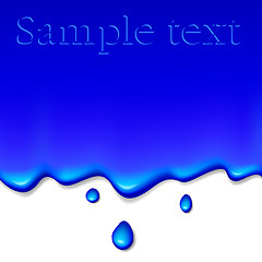 Image showing blue paint