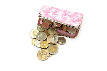 Image showing purse with coins